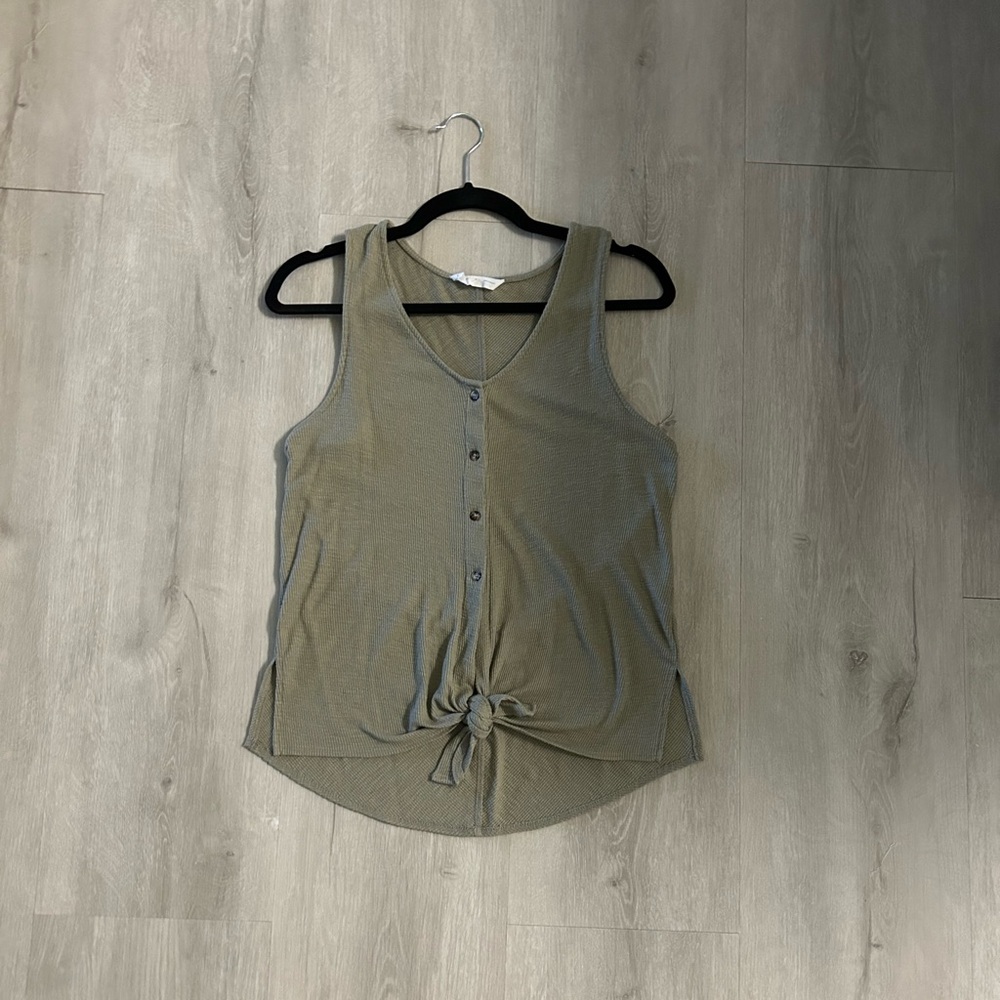 Tie-Front Tank Top